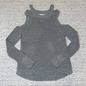 Hollister Cold Shoulder Knit Sweater, Size S